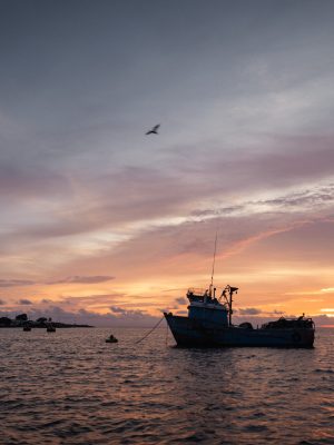 Islas Galápagos atardecer